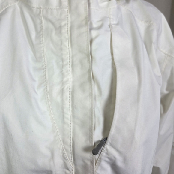 Eddie Bauer White Weatheredge Rainfoil Lined Parka Size L - Picture 7 of 9